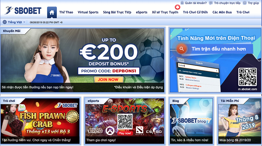 Sbobet – Nhà cái quen thuộc của dân cá độ bóng đá chuyên nghiệp