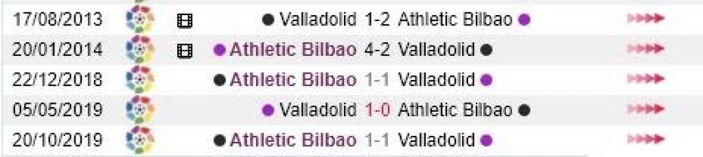 Valladolid vs Athletic Bilbao 2