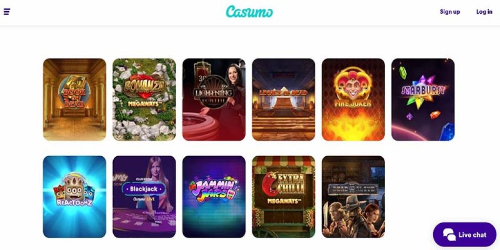 Game tại Casumo Casino